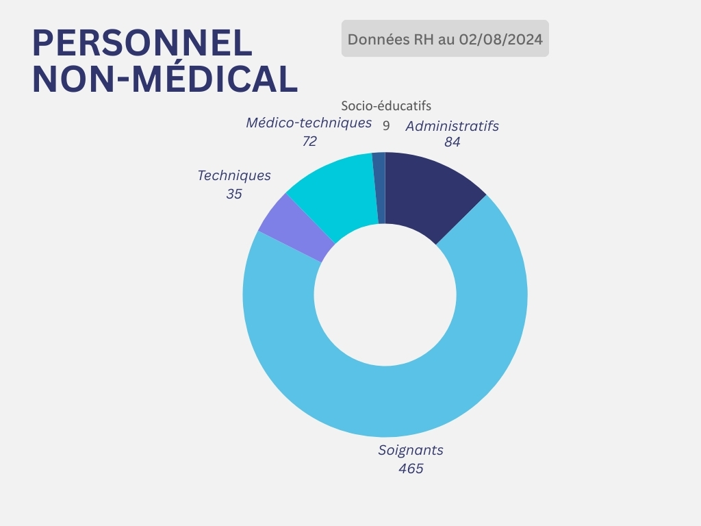 graphique personnel non médical